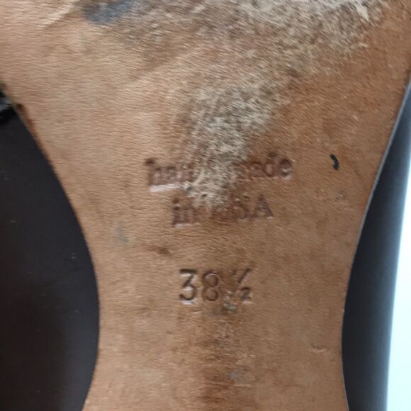 Cydwoq Flex-W Handmade in USA Brown Leather Oxfords Loafers EU size 38 1/2 - Picture 8 of 17